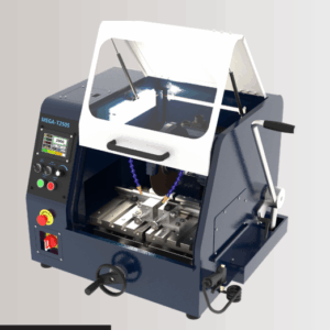 MEGA-T250S Cortadora abrasiva metalográfica manual de 10 pulgadas con avance de mesa/rueda manual