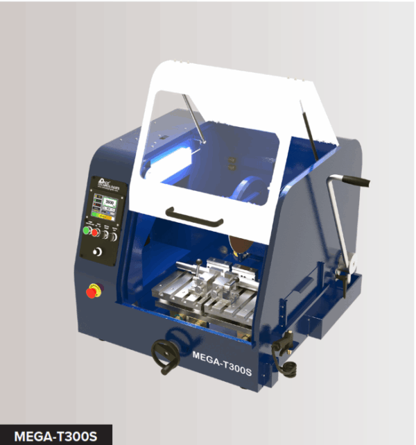 MEGA-T300S Cortadora abrasiva metalográfica manual de 12 pulgadas.