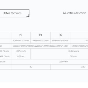 SERIE P – Máquina de corte de metal por láser de fibra de lámina