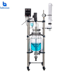 20L jacketed glass reactor
