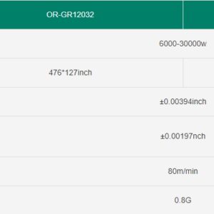 Ground orbit laser cutting machine OR-GR