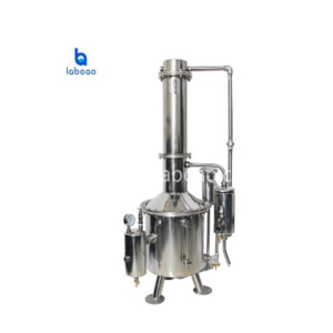 Destilador de agua doble grande de 50L-600L con calentamiento por vapor