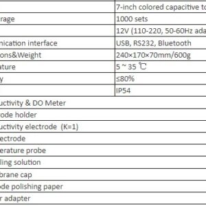P816 Touch Screen Conductivity/DO Meter