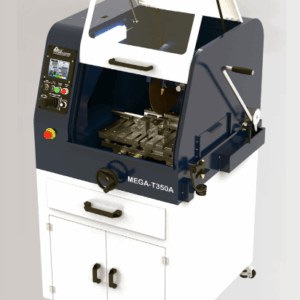 Cortadora Abrasiva Metalográfica Automatizada MEGA T350A de 14 pulgadas