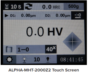 Probador de dureza Vickers o Knoop ALPHA-MHT-2000Z2