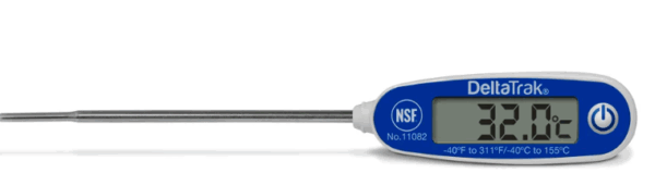 FlashCheck® Termómetro con Sonda Roma, Auto-Calibración y Pantalla Jumbo. Modelo: 11082